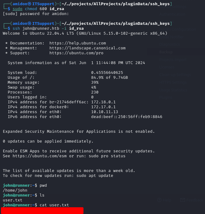 User Shell